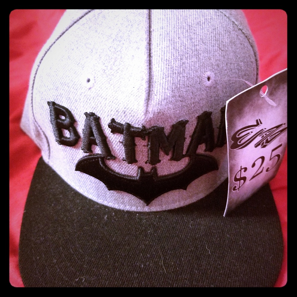 Batman snap back hat